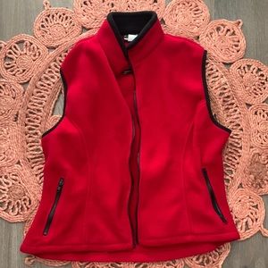 Red Fleece Vest